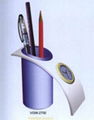 Pen Holder with Clock/ Promotion Gift/ Office's Stationery 1