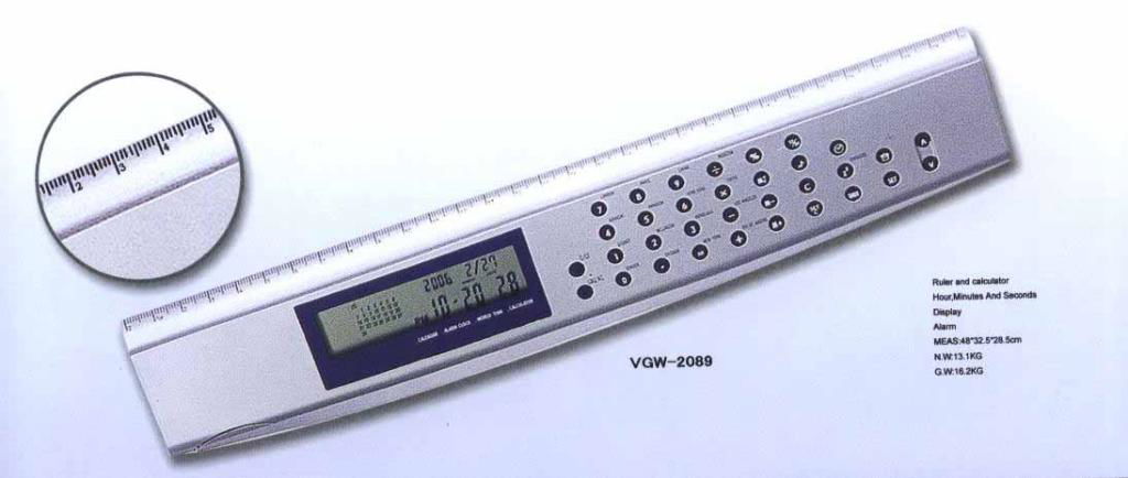 Ruler/ LCD Ruler/ Calendar Ruler/ Calculator Ruler