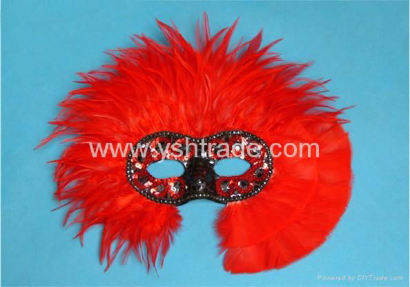 feather mask 5