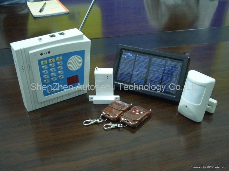 Wireless solar burglar alarm system 2