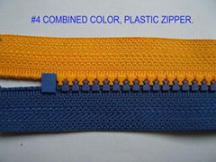 Plastic zipper