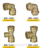 brass pipe fitting (WD-7022)