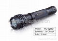 3W LED FLashlight, 1 LED 3* CR123A Battery