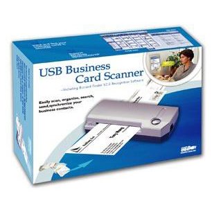 B/W USB business card scanner & OCR software 3