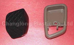 Brake Pedal and inner door-handle of Car