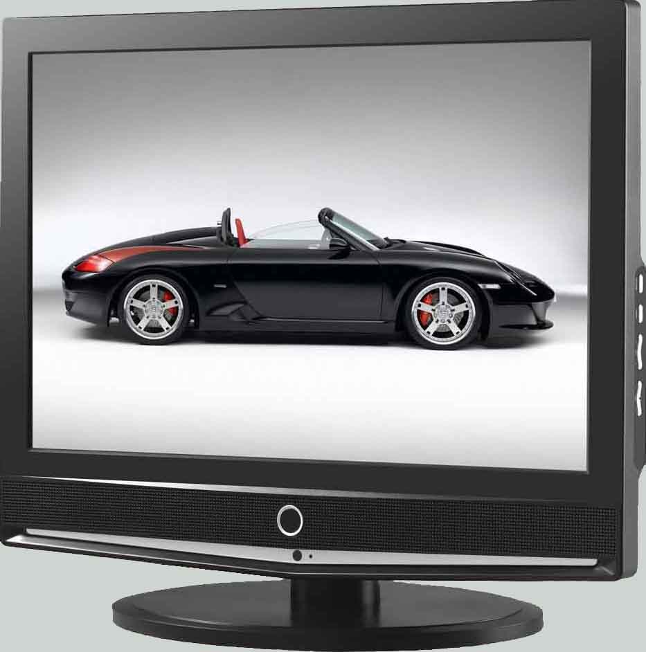 19" LCD TV WITH SLOT-IN DVD PLAYER