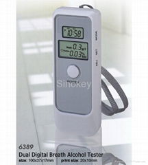 Dual Digital Breath Alcohol Tester