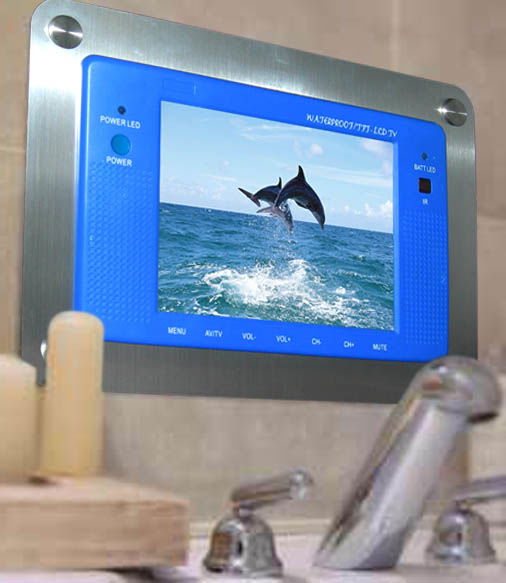 8 inches waterproof TFT-LCD TV (with touch screen) 