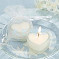 wedding favors of snow candle set