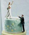 wedding favor series of cake topper