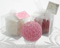 wedding favor candle and candle gift series
