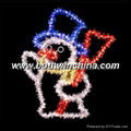 snowman motif light 5