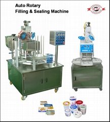 Auto Rotary Filling & Sealing Machine  