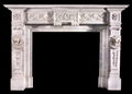 stone sculpture fireplace hand carved marble fireplace