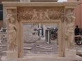 Stone fireplace marble fireplace stone