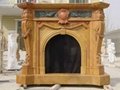 Stone fireplace marble fireplace stone fireplace mantel 4