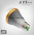 LYS-O3-2  LED3W球泡灯 3