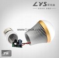LYS-Q3-2,3W LED Bulb Light Lamp 4