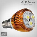 LYS-Q-Q-A 3WLED蠟燭燈尖泡燈水晶吊燈光源神燈 3
