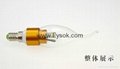 LYS-Q-Q-L 3W China Transparent glass Candle Lighting Lamp 5