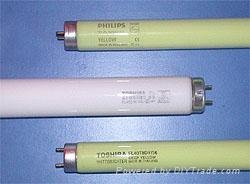 東芝、飛利浦防紫外線燈管，日立、松下防紫外線純黃色燈管