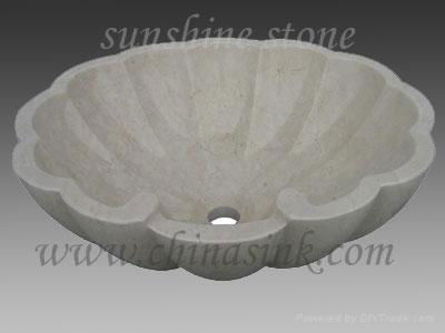 Galala marble vessel sink 4