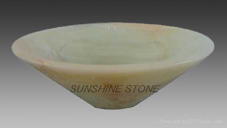 Green onyx sink 3