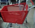 plastic shopping trolley