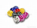 transparence dice, gift dice, domino, chips