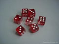 transparence dice, gift dice, domino, chips 5
