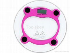 Digital scale electronic scale glass scale colorful 