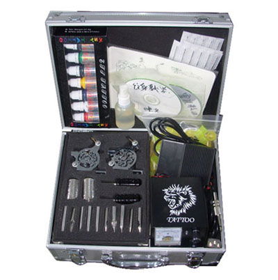 tattoo kit(double machine head) 4