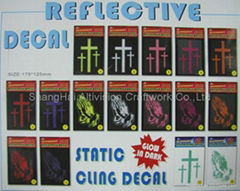 Reflective Decal/static cling decal