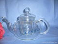 heat resistant glass flower teapot 3