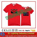 EL Equaliser Shirts/El light up t shirt 2