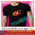 EL Equaliser Shirts/El light up t shirt 4