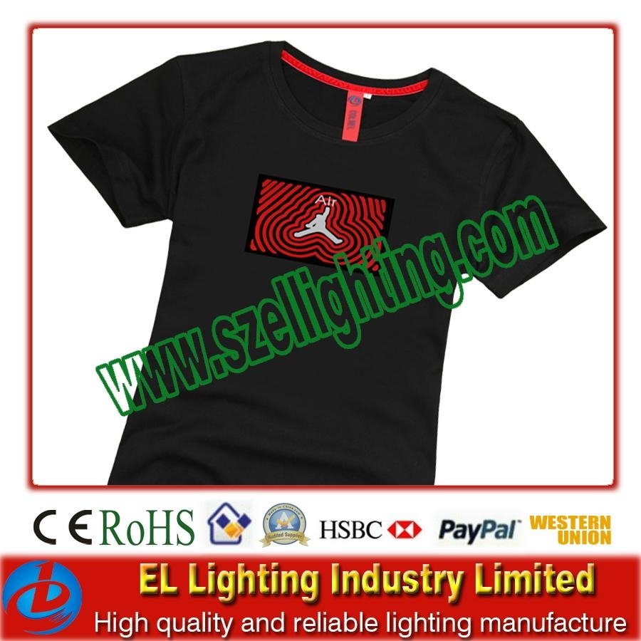 Current design el light up t shirt 2
