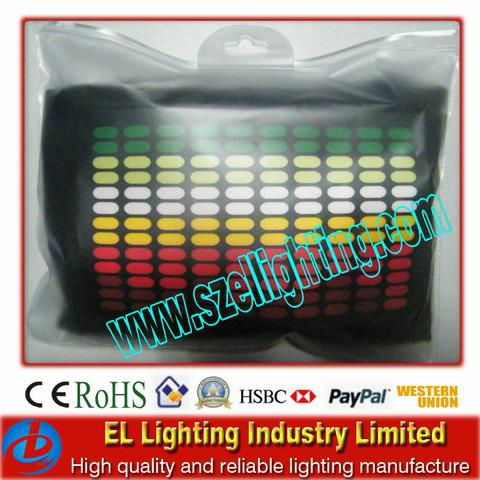 EL Radio flashing Sound Active Shirts 4