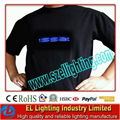 Led message t shirt