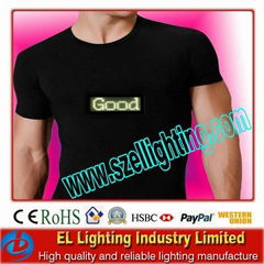 Led programmable t shirt