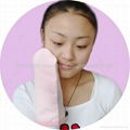 microfiber suede cosmetic glove