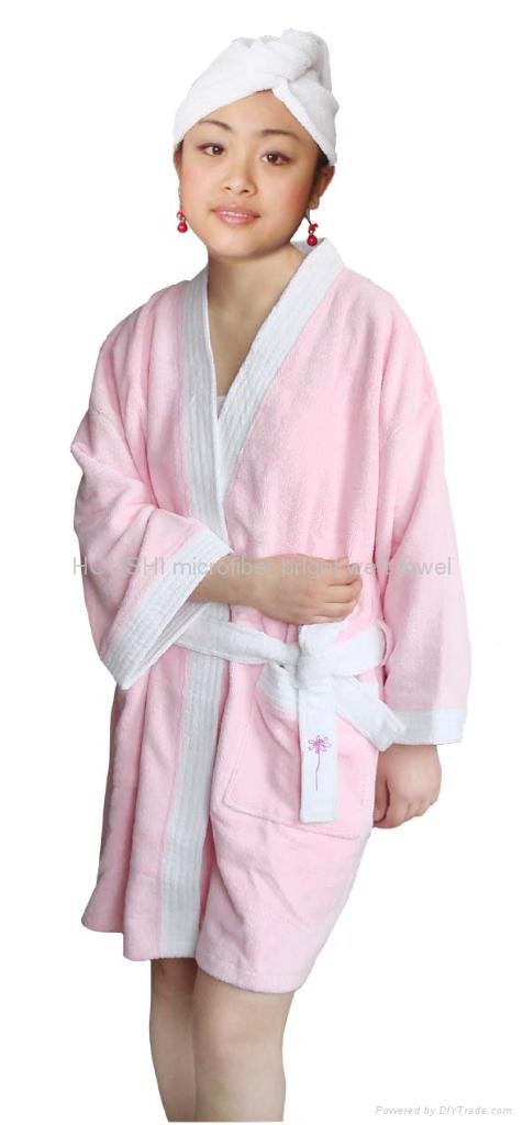 microfiber bath towel/bathrobe 3