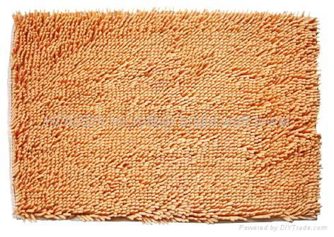 microfiber chenille bath mat
