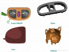 Automatiove molding parts mold