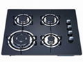 built-in gas stove