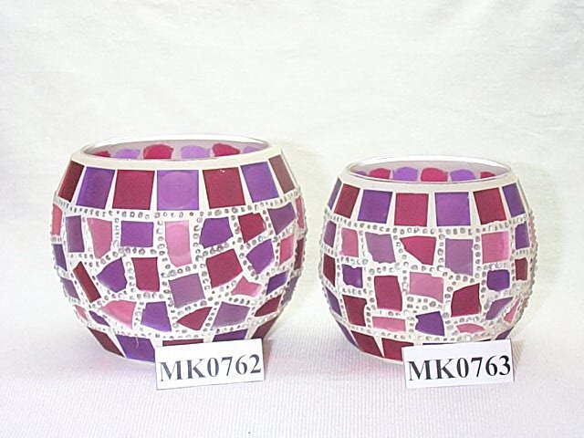 Mosaic Art Glassware  5