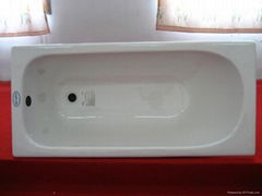 cast-iron bathtub