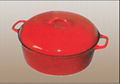 cast iron enamel Dutch ovens 4