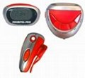 Pedometer with heart rate tester