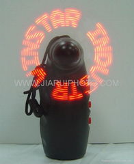 PROGRAMMABLE LED MESSAGE FAN